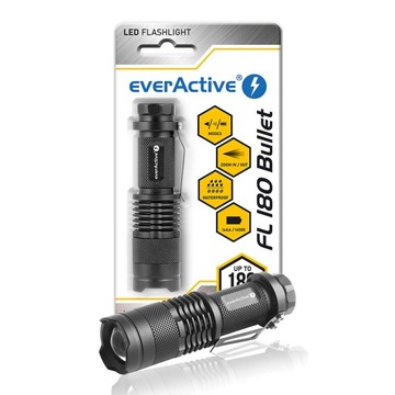 EverActive Latarka Ręczna LED FL-180 Bullet AA