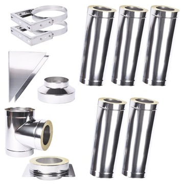 KOMINY 0,8mm Węgiel Slim 1.4404 FI 180 5,5m ZOBACZ