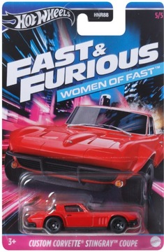 Custom Corvette Stingray Coupe - F&F Women of Fast - Hot Wheels 1:64 HRW40