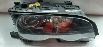 Reflektor, lampa prawy BMW E46