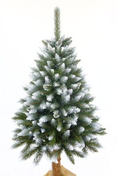 CHOINKA SZTUCZNA ŚWIERK DIAMENTOWY NA PNIU 180 CM