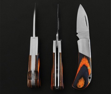 МИНИ НОЖ КАРМАННЫЙ НОЖ БРЕЛОК СТАЛЬ + ДЕРЕВО