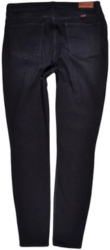 WRANGLER spodnie JEANS dark blue SKINNY_ W33 L32