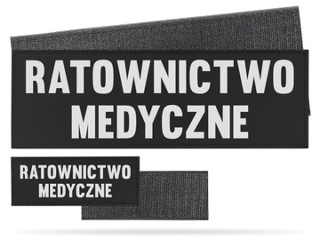 RATOWNICTWO MEDYCZNE - KOMPLET RZEPÓW ODBLASKOWYCH