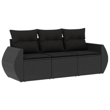 ZESTAW MEBLI OGRODOWYCH SOFA KOMPLET WYPOCZYNKOWY NA TARAS BALKON OGRÓD