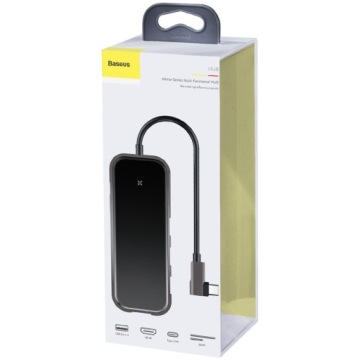 Адаптер BASEUS HUB Адаптер 7 в 1 Тип C 3xUSB 3.0 HDMI microSD/SD