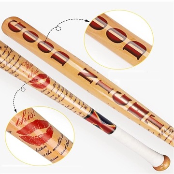 БЕЙСБОЛЬНАЯ ДЕРЕВЯННАЯ МАССИВНАЯ ДЕРЕВЯННАЯ 84 СМ КОРИЧНЕВАЯ