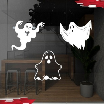 Halloween duchy duszki ghost mara nalepka naklejka