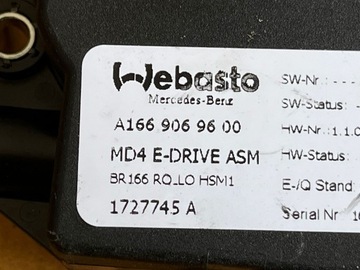 MOTOREK STŘEŠNÍHO OKNA MERCEDES BENZÍN X166 GLS A1669069600