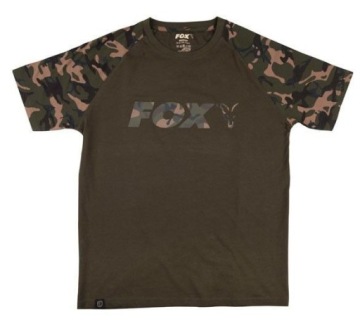 Koszulka Fox Raglan Khaki Camo T-shirt XXL