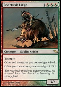 Karta Magic the Gathering: Boartusk Liege