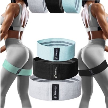 3 РЕЗИНОВЫЕ МАЛЕРИАЛЬНЫЕ ЛЕНТЫ ДЛЯ УПРАЖНЕНИЙ НА БЕДРО НЕ КАТАЮТСЯ 3 ЭНЕРГИИ СОПРОТИВЛЕНИЯ