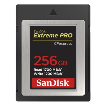 SanDisk EXTREM PRO CFexpress Typ B 256GB 1700 MB/s
