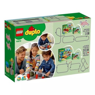 LEGO DUPLO Bricks Железнодорожные пути и виадук 10872 + сумка LEGO