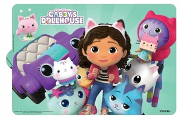 KOCI DOMEK GABI PODKŁADKA MATA NA STÓŁ BIURKO 28x43 cm GABI DOLLHOUSE