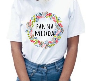 Koszulka WIECZÓR PANIEŃSKI T-SHIRT PANNA MŁODA M