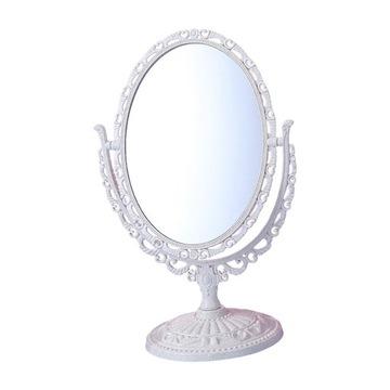 Vintage Desktop Make, 360 Degree Oval Beige
