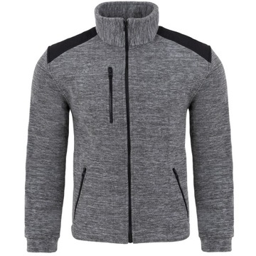 POLAR GRUBY BLUZA POLAROWA ROBOCZA SZARYMELANŻ XXL