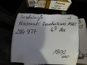 INSTALACE ELEKTRICKÁ MASERATI GRANTURISMO M145 1
