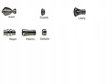 KARNISZ DO SALONU 440 cm / 25+19 mm Podwójny EXCLUSIVE wybór 5 KOLORÓW