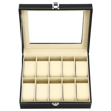 ОРГАНАЙЗЕР ДЛЯ ЧАСОВ, 10 шт., ЮВЕЛИРНАЯ ШКАТУЛКА, ЭЛЕГАНТНАЯ КОРОБКА