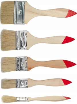 VOREL - ZESTAW PĘDZLI MALARSKICH 5 SZT. 0,5-2,5''