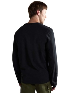 Koszulka z długim rękawem Męskie Napapijri NP0A4HN7041 SALIS LS 1 Czarny XL