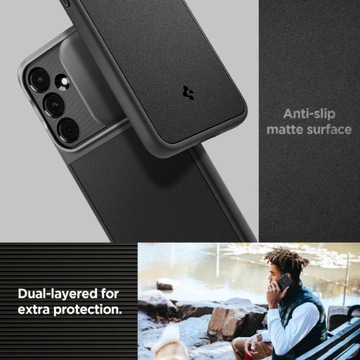 SPIGEN OPTIK ARMOR GALAXY A55 5G ЧЕРНЫЙ