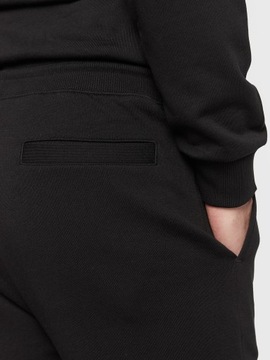 HUGO BOSS czarne spodnie dresowe męskie dresy bawełniane sportowe r. S