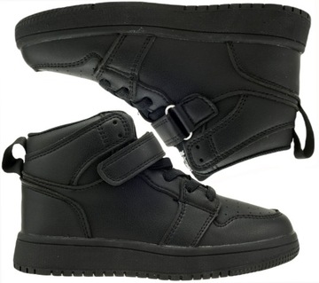 ADIDASY CHŁOPIĘCE WYSOKIE BUTY DZIECIĘCE SPORTOWE WKŁ. SKÓRA LEKKIE R.23