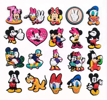 20szt PRZYPINKA DO BUTÓW KROKS MICKEY