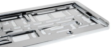 ХРОМИРОВАННАЯ РАМКА ДЛЯ НОМЕРНОГО ЗНАКА, 2 ШТ.