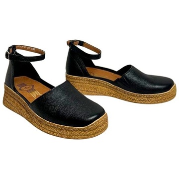 Lemar espadryle damskie czarne rozmiar 38