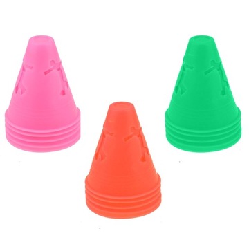5 штук пустых розовых конусов для слалома