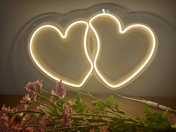 DUŻY podświetlany napis Neonowy Neon LOVE 95 cm
