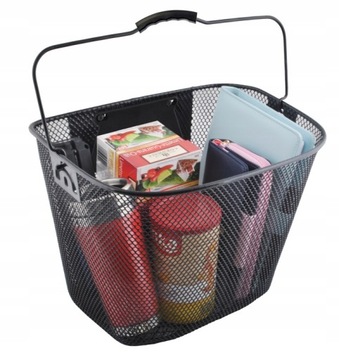 БОЛЬШАЯ КОРЗИНА ДЛЯ ВЕЛОСИПЕДОВ МЕТАЛЛИЧЕСКАЯ КОРЗИНА ДЛЯ ВЕЛОСИПЕДОВ CLICK + БЕСПЛАТНАЯ ВЕЛОСИПЕДНАЯ ЛАМПА