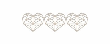 НАБОР ФАНЕРНЫХ СЕРДЦЕВ - деревянные сердечки, обрезки сердечек