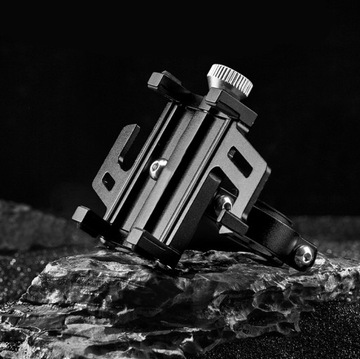 Mocny uchwyt rowerowy na telefon smartfon aluminiowy 360 do roweru