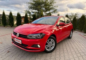 Volkswagen Polo VI Hatchback 5d 1.0 MPI 80KM 2019 Volkswagen Polo 1.0MPi 80ps Ledy 5Drzwi Tylko107TysKm Bezwypadkowy 1Wlasci