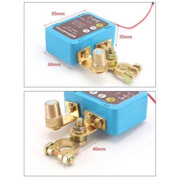 Дистанционный автомобильный выключатель 2x пульт 12В 240А 1200А