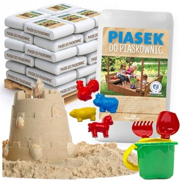 PIASEK DO PIASKOWNICY DLA DZIECI Z ATESTEM 1000KG