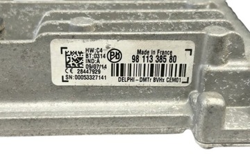 CITROEN PEUGEOT MODUL ŘÍZENÍ START STOP 9811338580