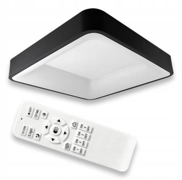 ŻYRANDOL LAMPA SUFITOWA PLAFON LED 52W + PILOT