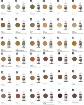Цвет модели Vallejo 70.736 СИНИЙ ФЛУОРЕСЦЕНТНЫЙ 17 мл