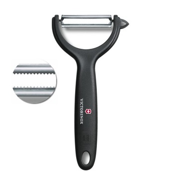 Victorinox 7.6079, obieraczka, dwukierunkowe ostrze ruchome, ząbkowane
