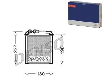 DENSO NAGRZEWNICA (153X180X27) SKODA OCTAVIA II SU