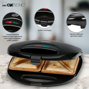 CLATRONIC ST 3477 ТОЗЕР ДЛЯ СЭНДВИЧЕЙ