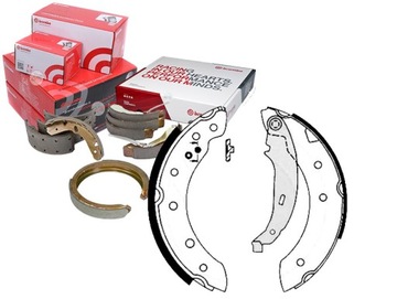 BREMBO ZESTAW SZCZĘK HAMULCOWYCH 7701206962
