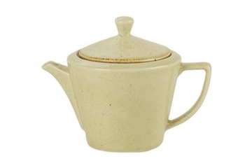 DZBANEK DO HERBATY KAWY 500 ml SUN PORCELANA ŻÓŁTA