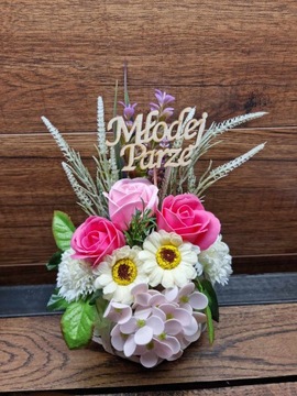 Мыло цветы букет розы ромашки ПОДАРОК ​​- подарок на День матери